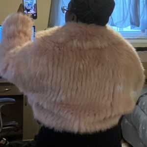 Faux fur coat